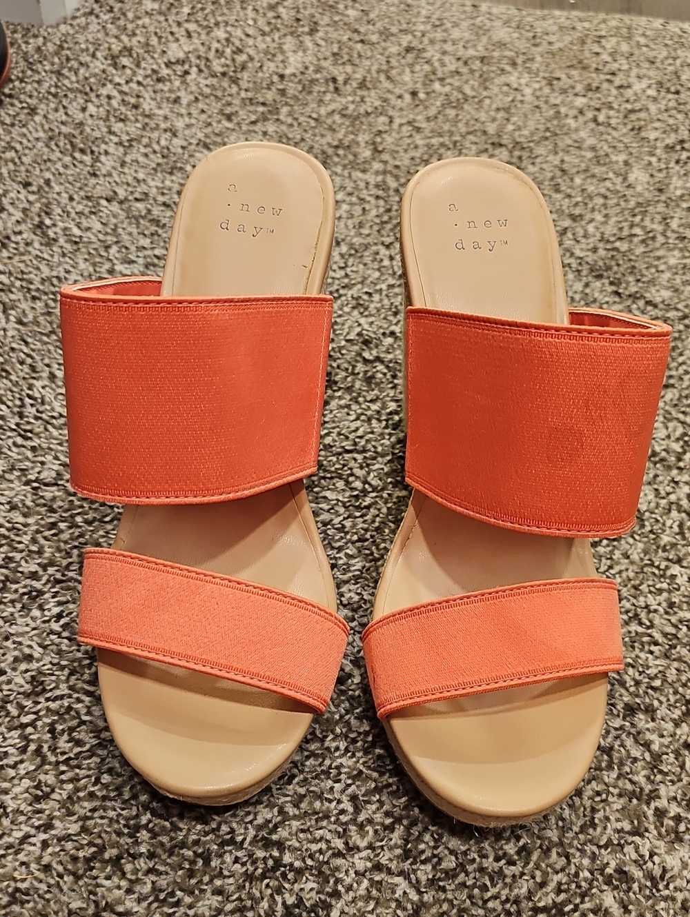 a new day Coral Wide-Strap Slide Sandals